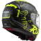 Мотошолом LS2 FF353 Rapid Naughty Matt Black Hi-Vis Yellow