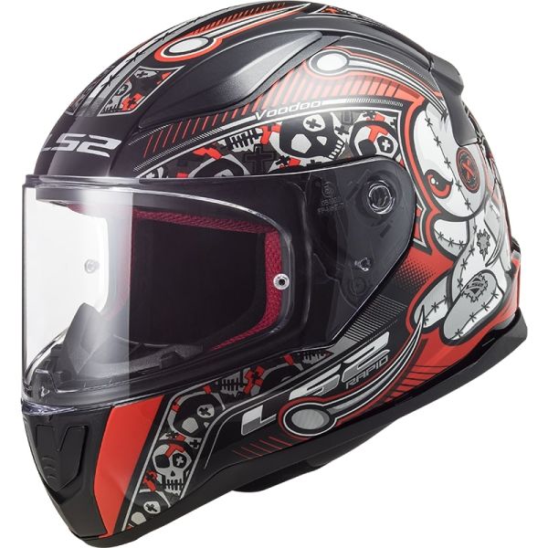 Шолом LS2 FF353J Rapid Mini Voodoo Black Red