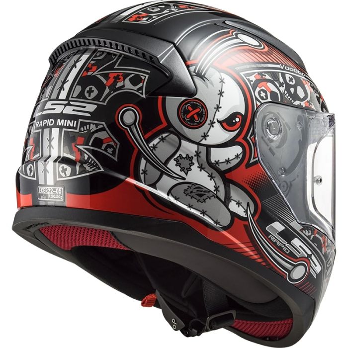 Шолом LS2 FF353J Rapid Mini Voodoo Black Red