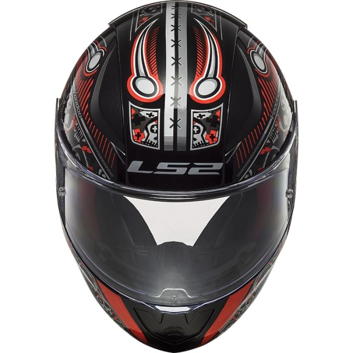Шолом LS2 FF353J Rapid Mini Voodoo Black Red