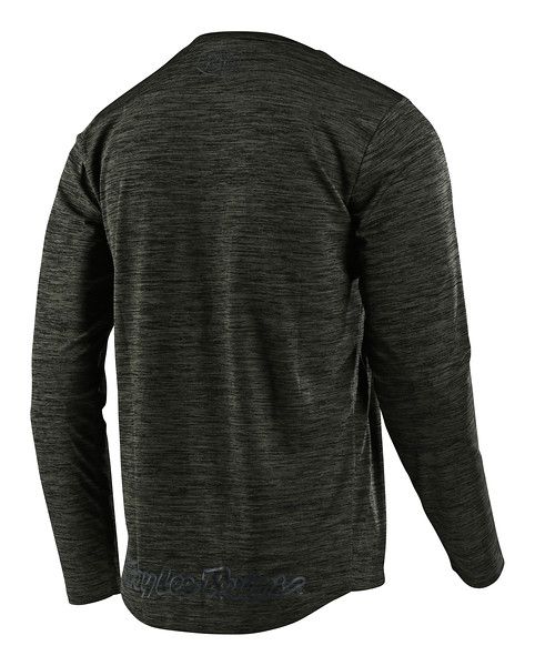 Джерсі TLD Flowline L/S Jersey [Signature Heather Green/Tangerine]