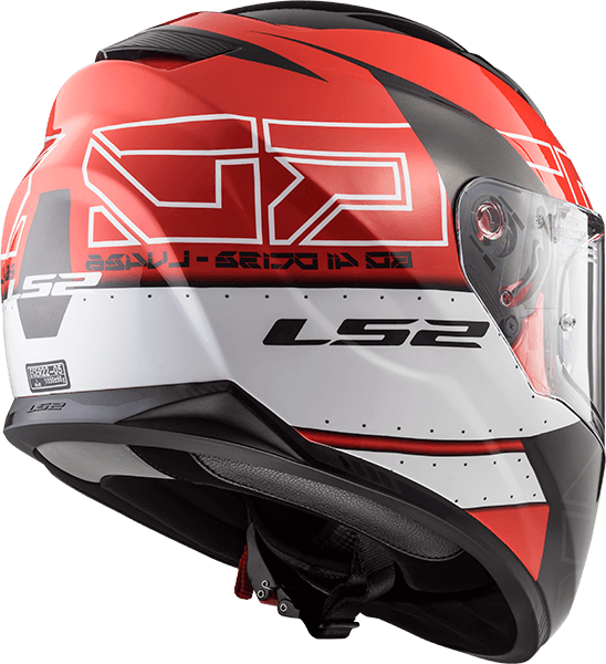 Мотошолом LS2 FF320 Stream Evo Kub Red Black