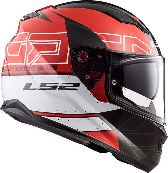 Мотошолом LS2 FF320 Stream Evo Kub Red Black
