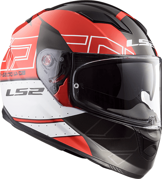 Мотошолом LS2 FF320 Stream Evo Kub Red Black