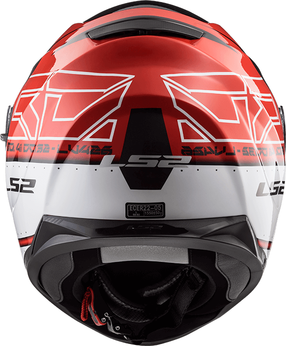 Мотошолом LS2 FF320 Stream Evo Kub Red Black