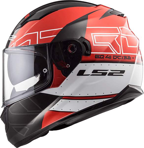 Мотошолом LS2 FF320 Stream Evo Kub Red Black