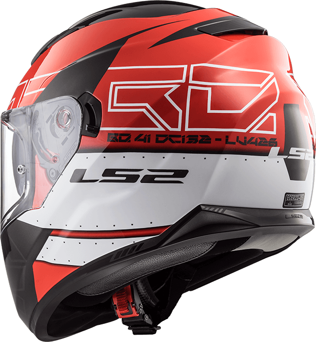 Мотошолом LS2 FF320 Stream Evo Kub Red Black