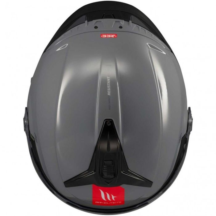 Мотошолом MT Cosmo SV Solid Gloss Grey A2