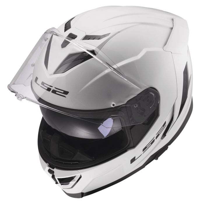 Мотошолом LS2 FF818 Storm 3 Solid Gloss White