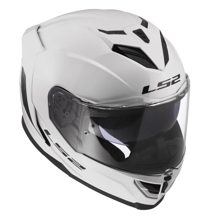 Мотошолом LS2 FF818 Storm 3 Solid Gloss White
