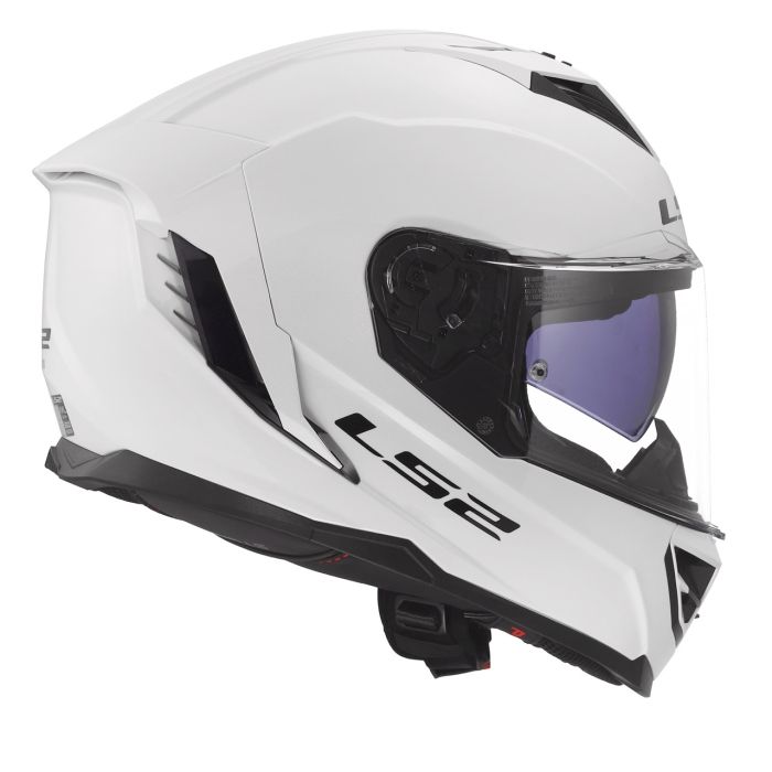 Мотошолом LS2 FF818 Storm 3 Solid Gloss White