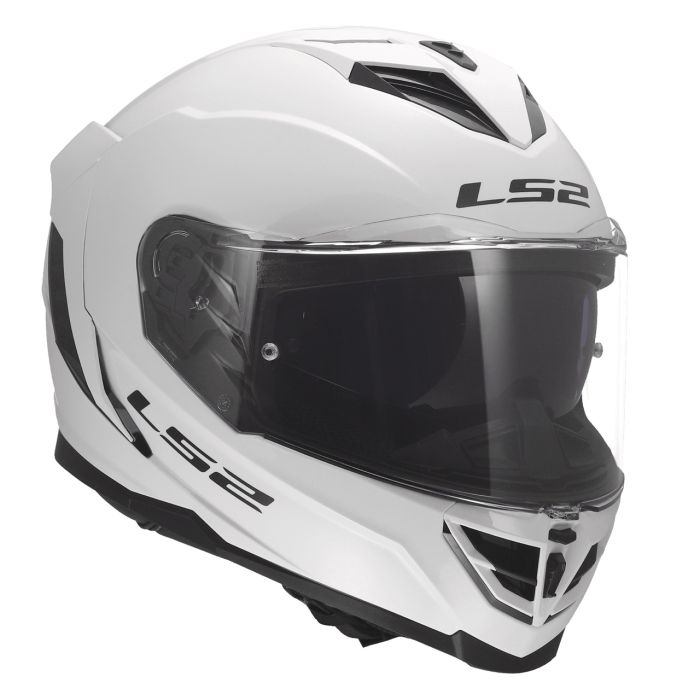 Мотошолом LS2 FF818 Storm 3 Solid Gloss White