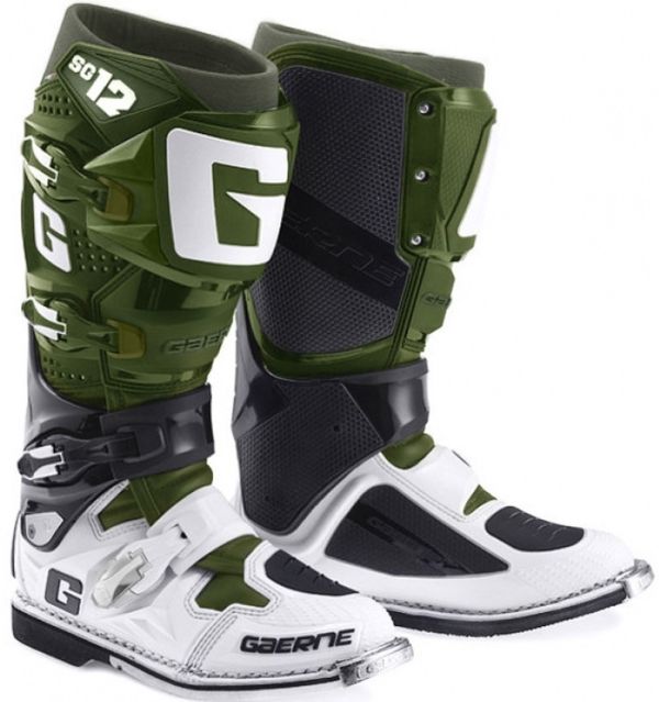 Мотоботи Gaerne SG 12 Green-White-Navy