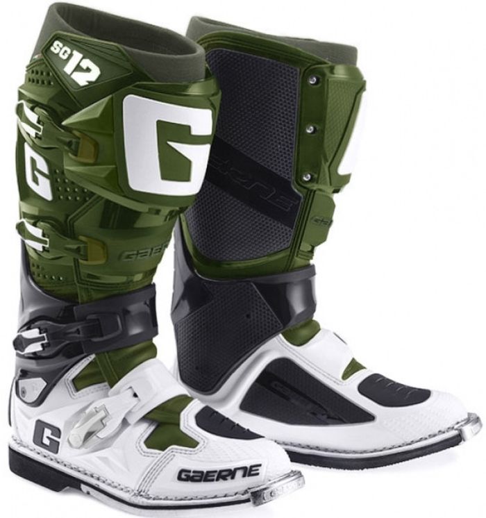 Мотоботи Gaerne SG 12 Green-White-Navy