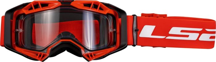 Окуляри LS2 Aura Enduro Series Goggle Black Red with Clear Visor