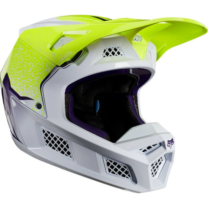 Мотошолом Fox V3 Honr Flo Yellow