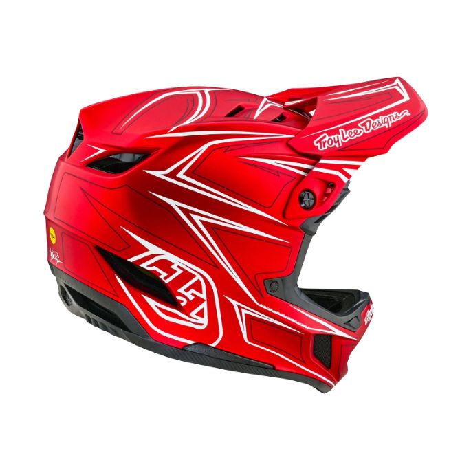 Вело шолом TLD D4 COMPOSITE HELMET PINNED [RED]