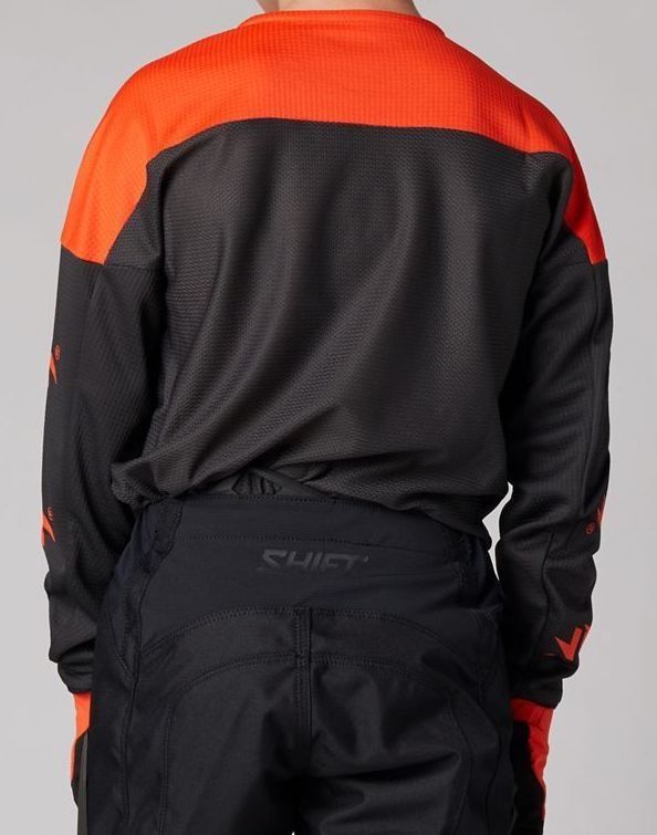 Дитяча Джерсі Shift Youth White Label Flame Jersey Flo Orange