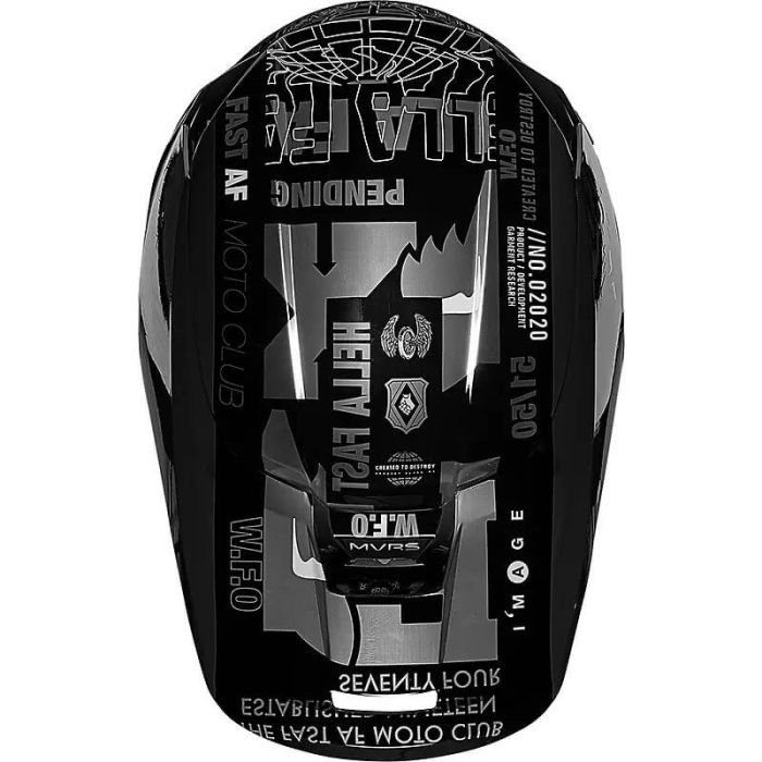 Мотошолом Fox V1 Illmatik Black