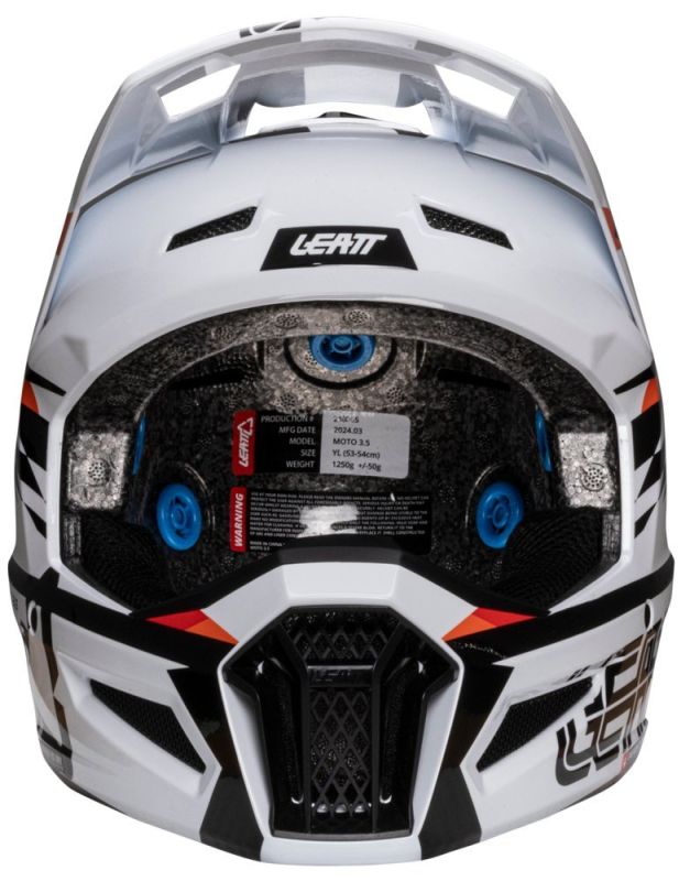 Шолом Leatt Moto 3.5 Jr Helmet + Goggle White