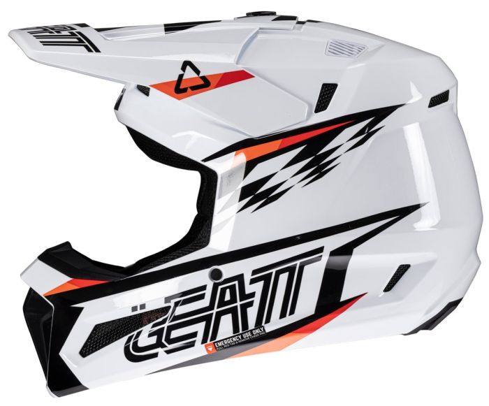 Шолом Leatt Moto 3.5 Jr Helmet + Goggle White