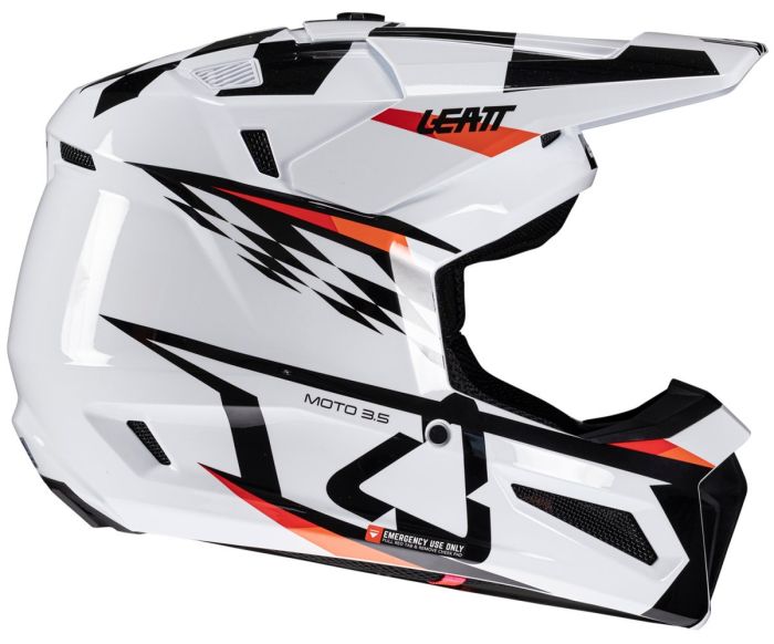 Шолом Leatt Moto 3.5 Jr Helmet + Goggle White