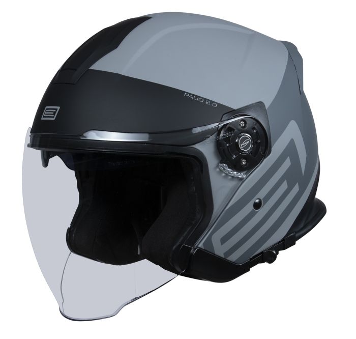 Мотошолом Origine Palio 2.0 Scout Black Grey Matt