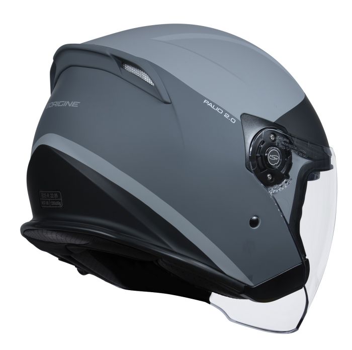 Мотошолом Origine Palio 2.0 Scout Black Grey Matt
