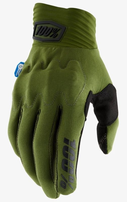 Рукавички Ride 100% Cognito Smart Shock Glove Army Green