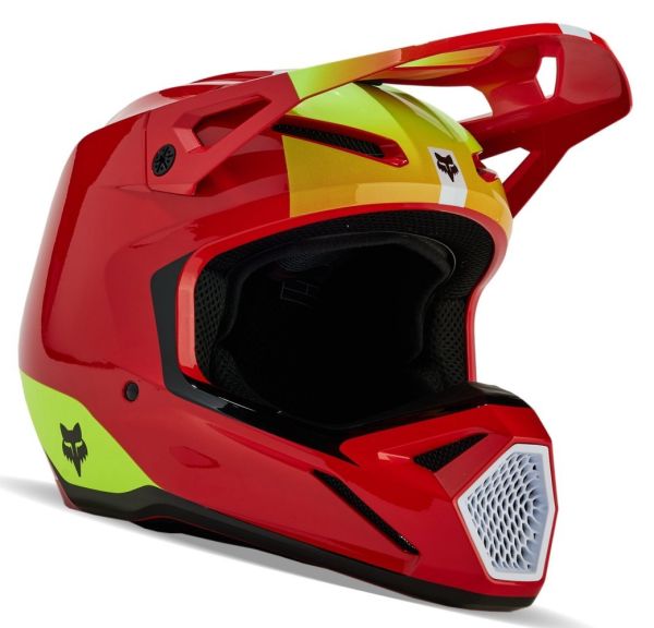 Мотошолом Fox V1 Ballast Helmet Flo Red