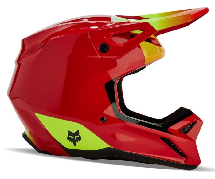 Мотошолом Fox V1 Ballast Helmet Flo Red