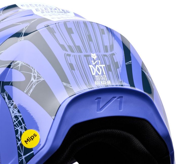 Шолом Fox V1 Helmet - Diffuse Purple Dove