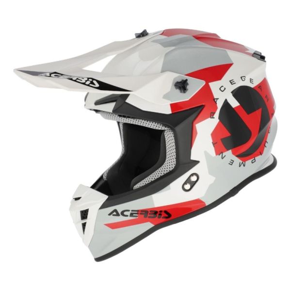 Шолом ACERBIS LINEAR 2206 white/grey