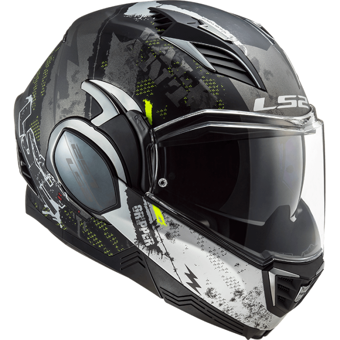 Мотошолом LS2 FF900 Valiant 2 Gripper Matt Titanium