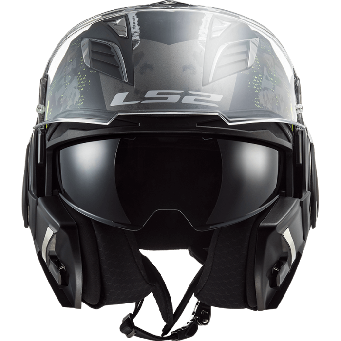 Мотошолом LS2 FF900 Valiant 2 Gripper Matt Titanium