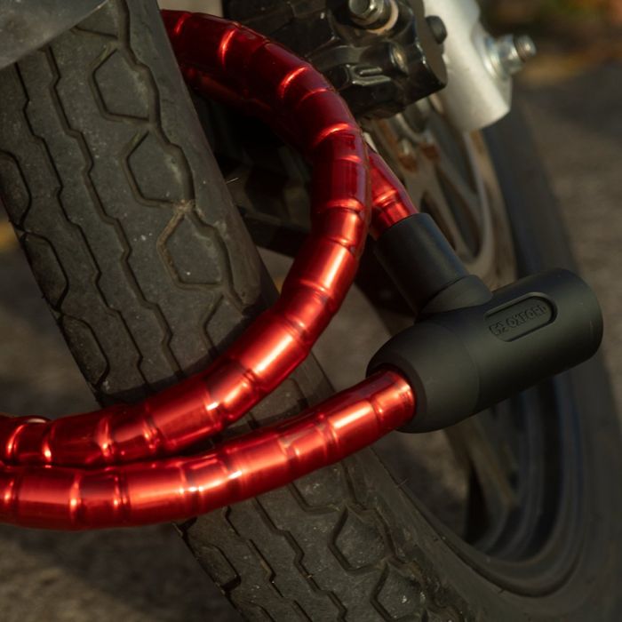 Трос Oxford Barrier Armoured Cable 1.4m x 25mm Red