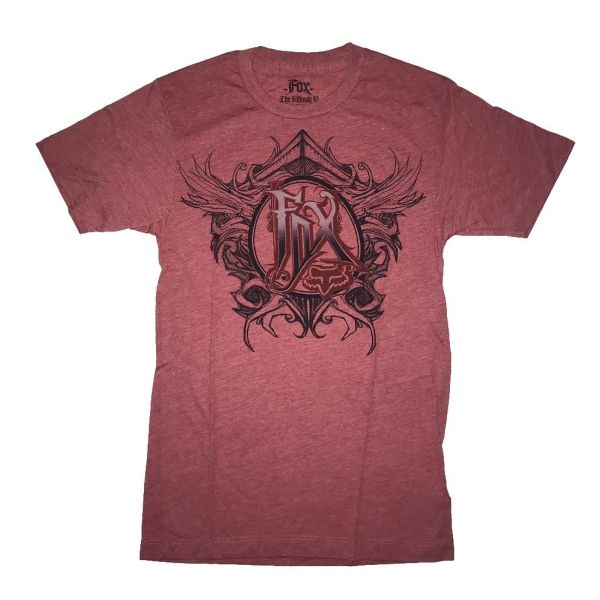 Футболка Fox Reaction Heathered Tee Red