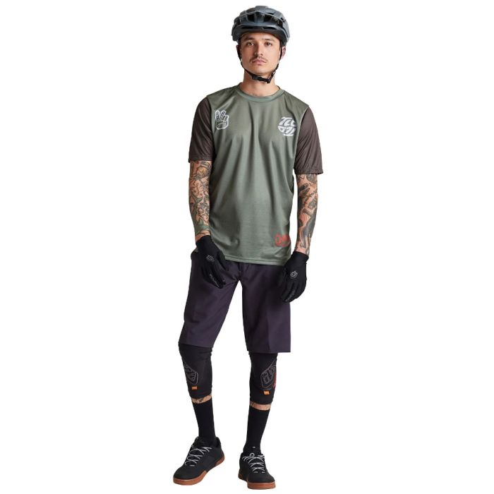 Джерсі TLD FLOWLINE SS JERSEY FLIPPED [OLIVE]