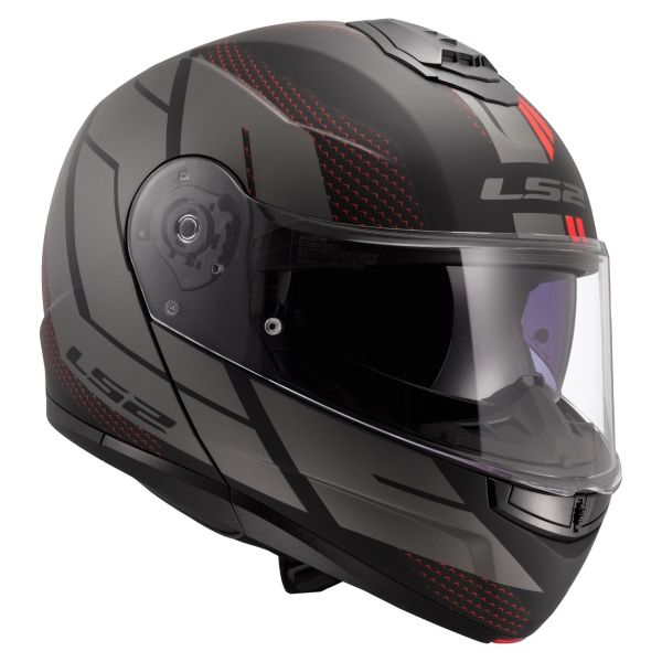 Мотошолом LS2 FF908 Strobe 2 Code Black Grey