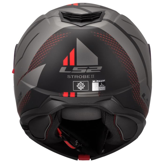 Мотошолом LS2 FF908 Strobe 2 Code Black Grey