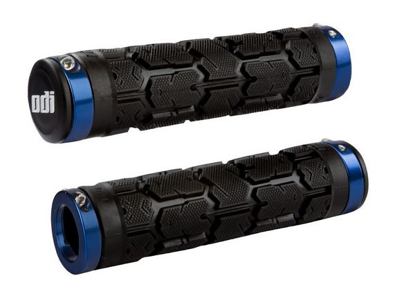 Гріпси ODI Rogue MTB Lock-On Bonus Pack Black w/Blue Clamps