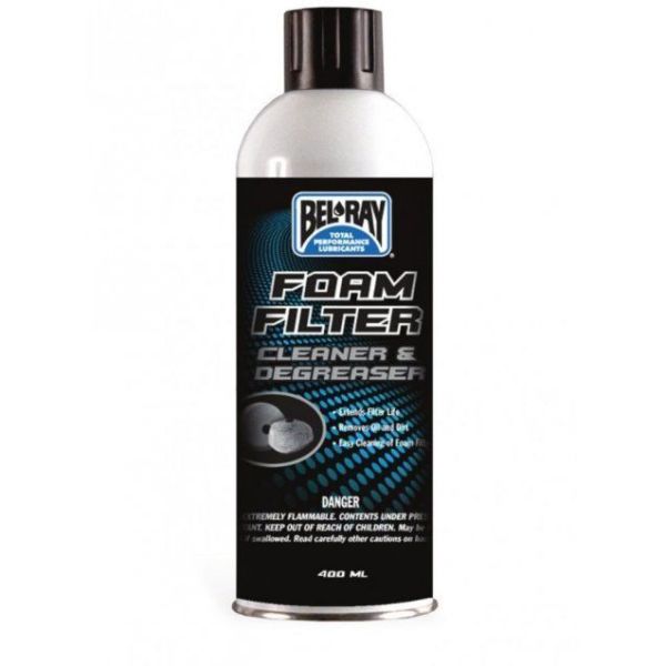 Очищувач повітряного фільтра BEL-RAY Foam Filter Cleaner 400мл