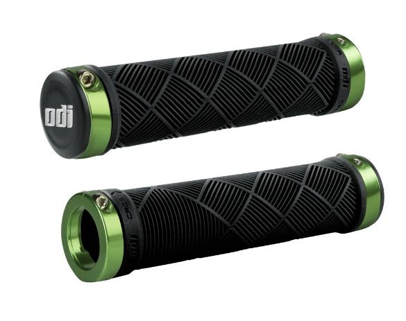 Гріпси ODI Cross Trainer MTB Lock-On Bonus Pack Black w/Green Clamps