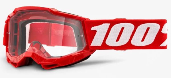 Дитячі окуляри 100% ACCURI 2 Youth Goggle Red - Clear Lens