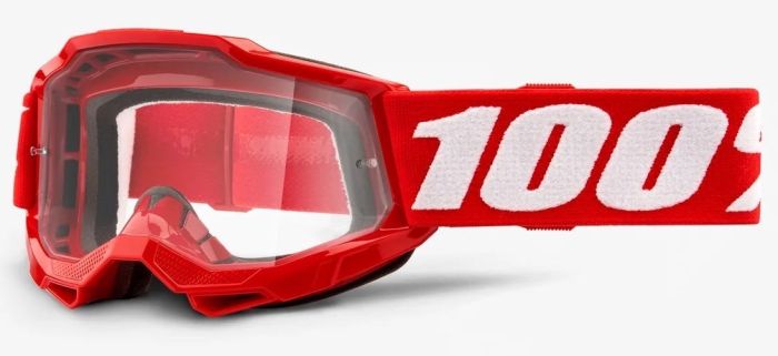 Дитячі окуляри 100% ACCURI 2 Youth Goggle Red - Clear Lens