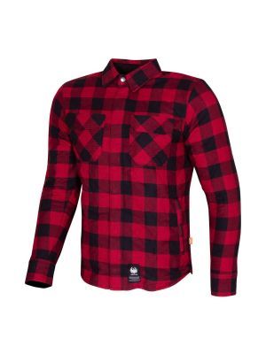 Мотосорочка Merlin AXE ZIP UP 100% KEVLAR RED