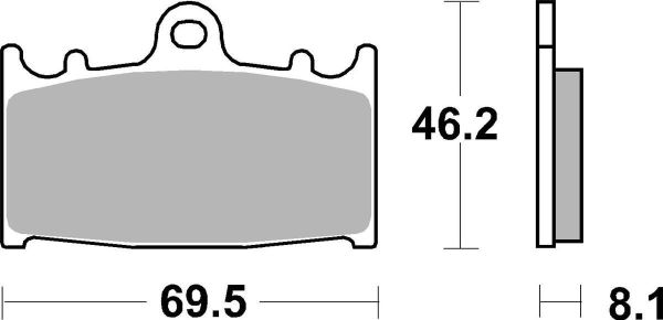 Гальмівні Колодки Sbs Track Days Front Brake Pads