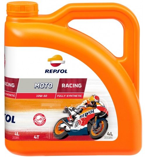 Олива моторна REPSOL MOTO RACING 4T 10W-50 (4Л)