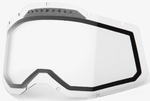 Лінза 100% Rc2/ac2/st2 (gen.2) Dual Vented Lens Clear