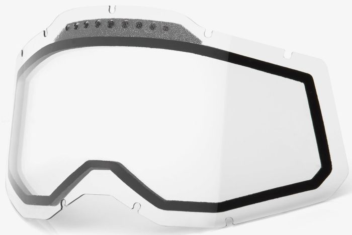 Лінза 100% Rc2/ac2/st2 (gen.2) Dual Vented Lens Clear
